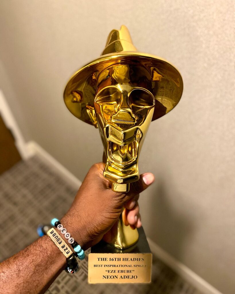 Neon Adejo Wins 'Best Inspirational Single'